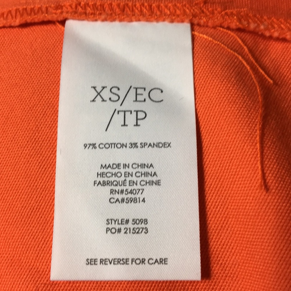 Cabi Orange Button Down Collared Jacket - image 6